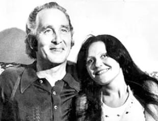 Biggs en Río con Raimunda, su entonces novia, en 1974