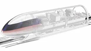 Cómo sería una de las cápsulas del Hyperloop