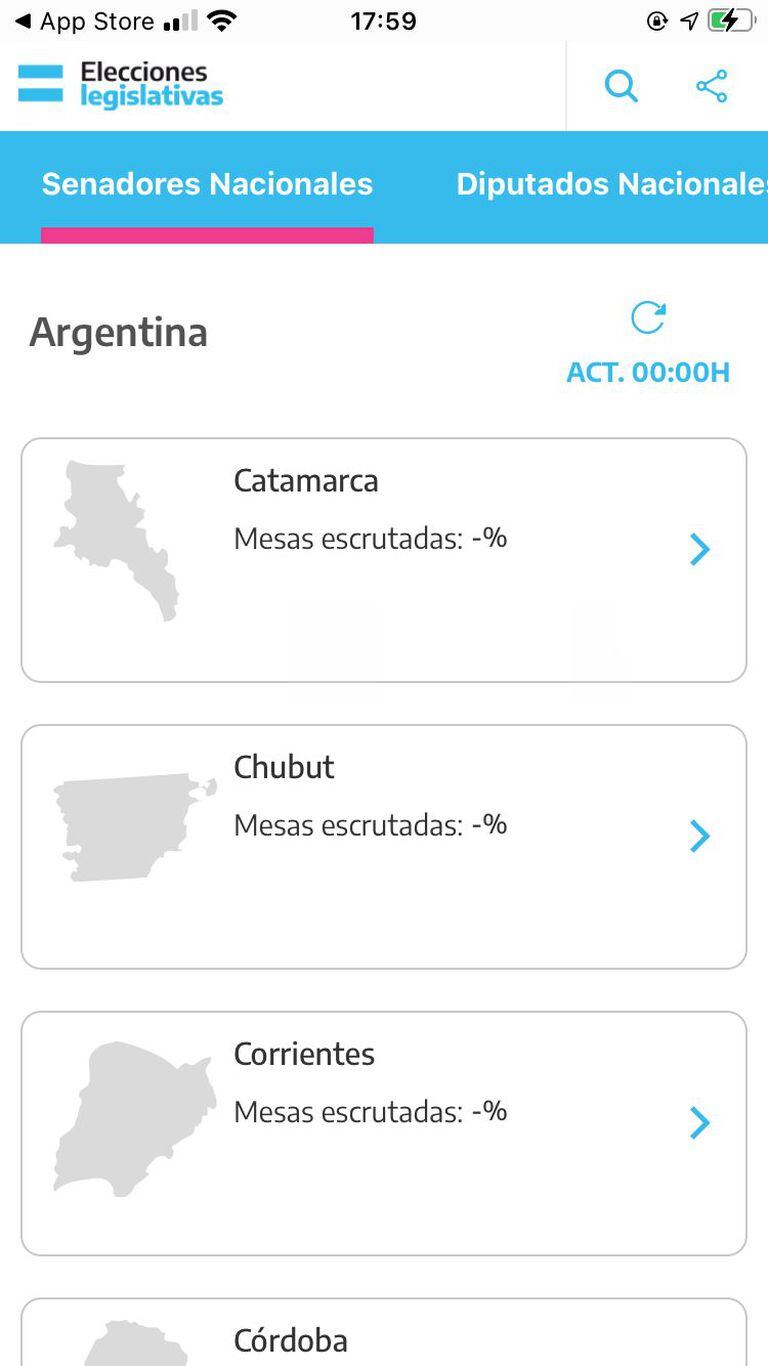 La app permitirá ver los resultados de todas las instancias electorales en juego