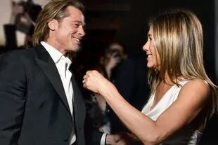 Brad Pitt y Jennifer Aniston siempre cerca