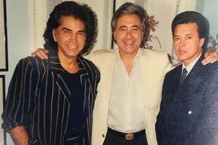Mateyko con el Puma Rodríguez y Palito Ortega