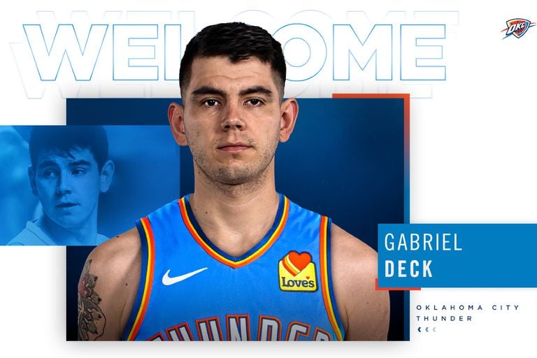 Gabriel Deck. Oklahoma anunció su llegada a la NBA: cómo será su contrato