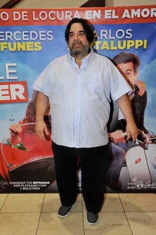 Carlos Portaluppi, uno de los protagonistas de la comedia que estrenó en Calle Corrientes