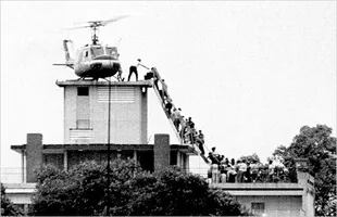 La icónica foto de la evacuación tomada por Hubert Van Es en Saigón