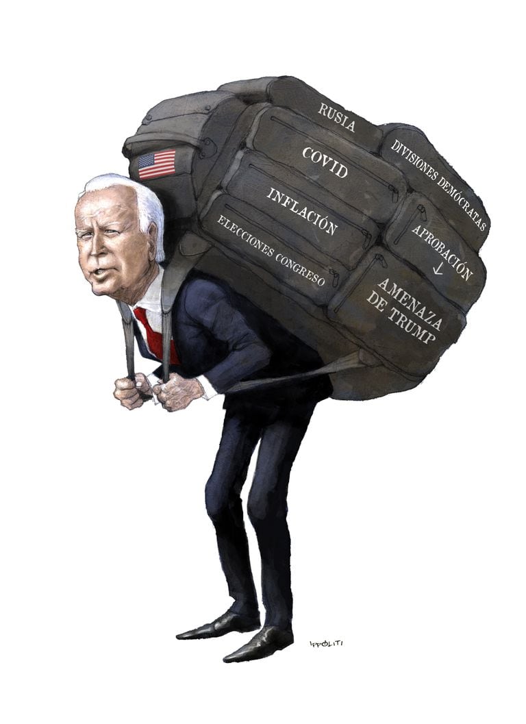 Inflación, divisiones y descontento: los 10 desafíos que deja el primer año de Biden