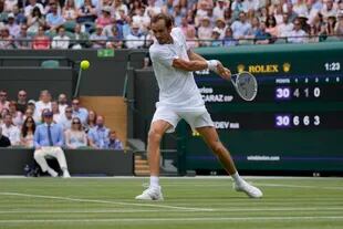 El ruso Daniil Medvedev, uno de los jugadores que tendrá prohibido jugar en la próxima edición de Wimbledon. 
