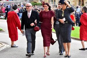 Boda real: Las ex de Harry encabezaron el desfile de celebridades en Windsor