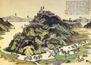 El castillo de Azuchi, centro del poder de Nobunaga, donde se mudó Yasuke al convertirse en samurái.