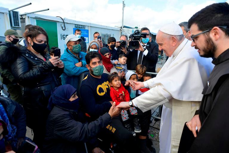 El papa Francisco volvió a la isla de Lesbos: “¡Detengamos este naufragio de civilización!”