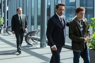 Tony Stark (Robert Downey, Jr.) es aquí el mentor de Peter Parker (Tom Holland)
