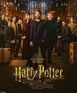 Afiche promocional de "Wizarding World. Harry Potter. 20th Anniversary"