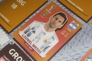 Una de las "difíciles" es la figurita de Lionel Messi.