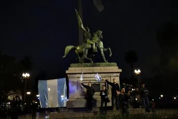 El banderazo se extendió a los barrios de la ciudad de Buenos Aires