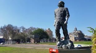 La estatua del Che en Rosario