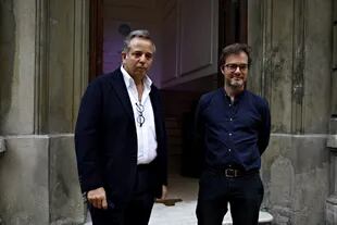 Diego Costa Peuser, director de BAphoto, con Enrique Avogadro, ministro de Cultura porteño