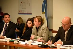 Reunión de la Comisión de Transporte, presidida por el radical Jorge Rizzotti