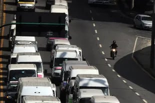 Protesta de transportes privados en Río