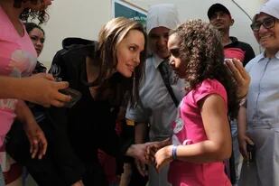 Angelina Jolie, en una visita a Perú como "Enviada especial" de la ONU