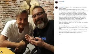 Ricardo Montaner despidió a Gerardo Rozín (Crédito: Instagram/@montaner)