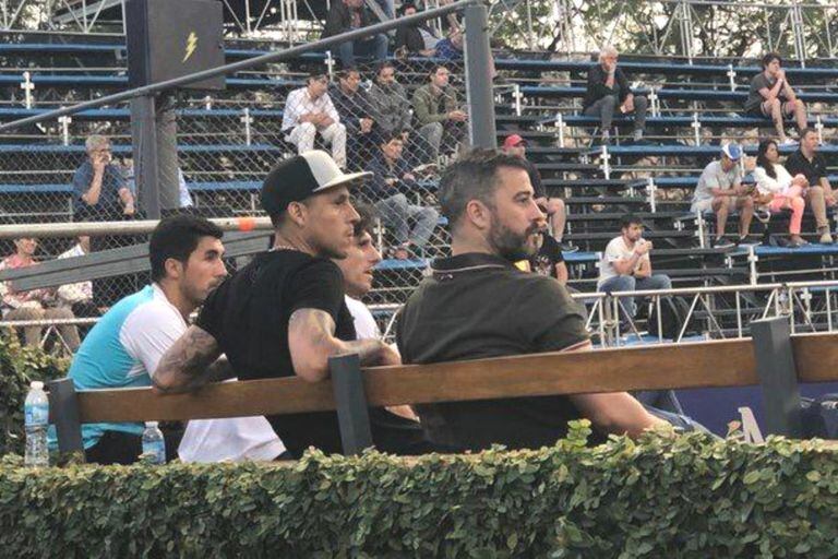 Tenis y superclásico: a quién fue a ver Enzo Pérez antes de la final River-Boca
