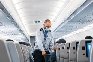 Passengers should avoid touching flight attendants