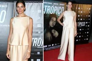 Juana Viale deslumbró con su elegante look en el preestreno del film Trópico