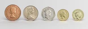 Estas son las monedas que circulan actualmente en el Reino Unido con la imagen de la reina Isabel II y serán sustituidas poco a poco