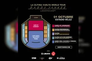 Ticket prices in Argentina range from $6,000 to $14,500 (Photo Twitter @LauriaProd)