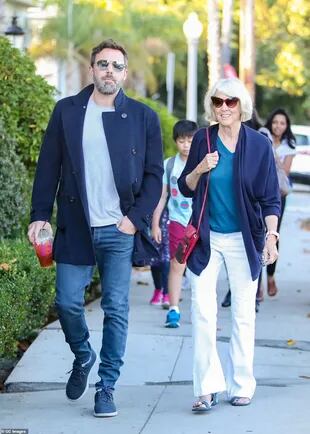 Christopher Anne Boldt and his son, Ben Affleck