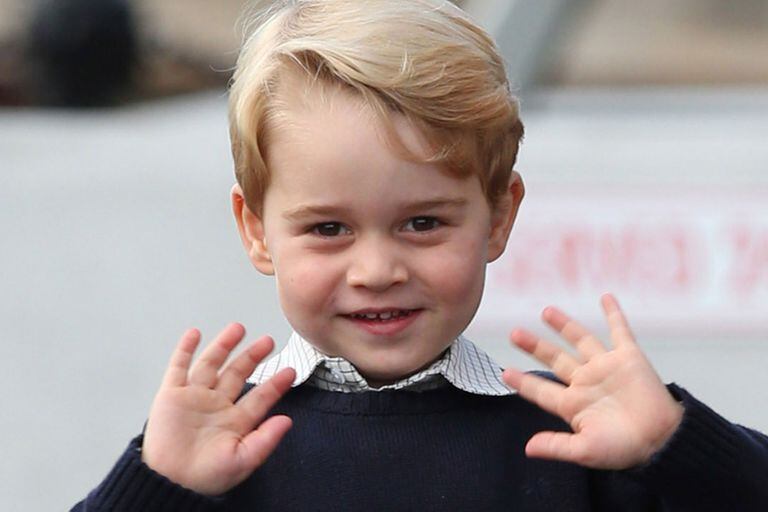 George, el hijo mayor del príncipe William y Kate Middleton
