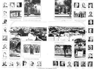 Habitantes ilustres de distintos tiempos en Belgrano, reunidos por Caras y Caretas en 1931. Dardo Rocha, Nicolás Mihanovich, José Hernández, Jorge Newbery, fueron solo algunos de ellos.