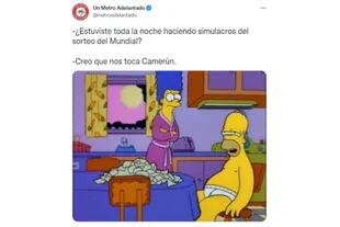 A Los Simpson no les faltaron memes (Captura de Twitter)