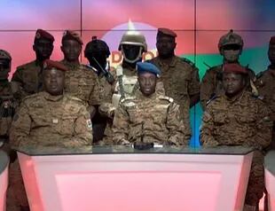  Anuncio del golpe de Estado en Burkina Faso el 24 de enero de 2022 