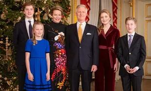 El rey Felipe y su familia