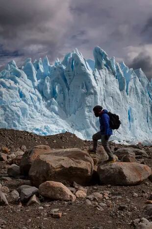 El minitreking sobre el glaciar es una de las propuestas más costosas: hay que desembolsar 25.000 pesos por persona