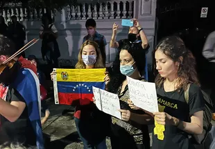 La comunidad venezolana se solidarizó con Ucrania.