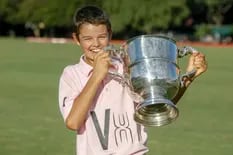 Polo. Campeón de la Copa República Argentina a los 13, de la mano de su padre