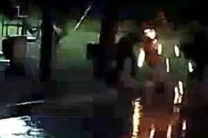 El impresionante momento en que un joven fue alcanzado por un rayo en San Luis