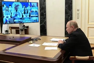 El presidente Vladimir Putin, en el Kremlin. DPA