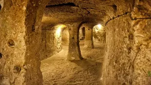 Derinkuyu consists of 18 levels of tunnels