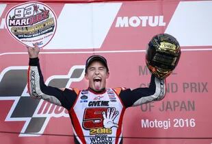 El Joven Maravilla festejó un nuevo título de MotoGP