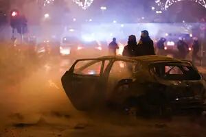 Violentas protestas en Bruselas después de la derrota belga con Marruecos