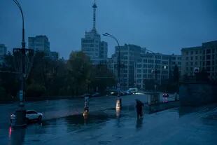 Una de las ciudades rusas sin energía electrica por la noche