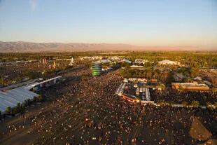Vista de las multitudes en el festival californiano de Coachella, también cancelado este año