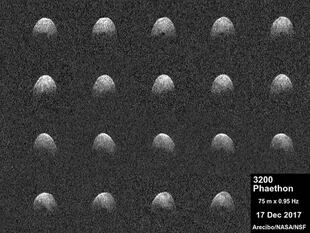 En diciembre de 2017 lograron captar en radar el asteroide 3200 Phaethon.
