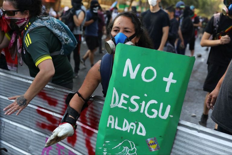 Protestas en Chile por el crecimiento de la desigualdad