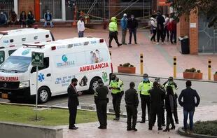 Clínica Universitaria La Sabana, en Bogotá, donde se encuentra hospitalizado el ciclista Egan Bernal