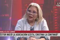 Elisa Carrió: "Le dije a Macri que estoy harta del doble juego y por eso hablo"