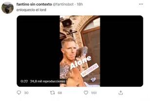 El video de Alejandro Fantino no pasó desapercibido en las redes sociales