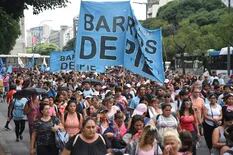 Barrios de Pie reclamó al gobierno porteño asistencia para sus comedores
